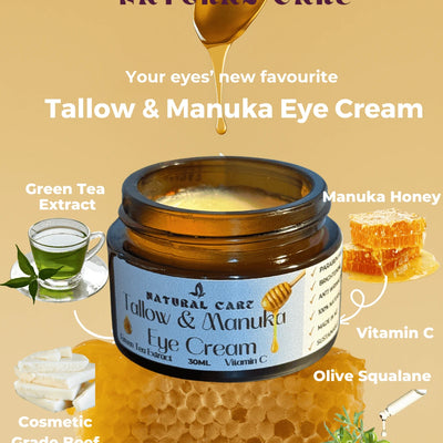 Tallow Eye Cream - For Dark Circles and Wrinkles